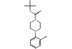 TERT-BUTYL 4-(2-BROMOPHENYL)PIPERAZINE-1-CARBOXYLATE structure, CAS 494773-35-2