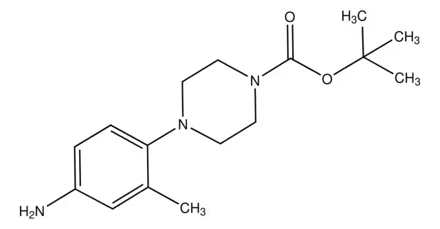TERT-BUTYL 4-(2-CYANO-4-METHYLPHENYL)PIPERAZINE-1-CARBOXYLATE structure, CAS 1027911-78-9