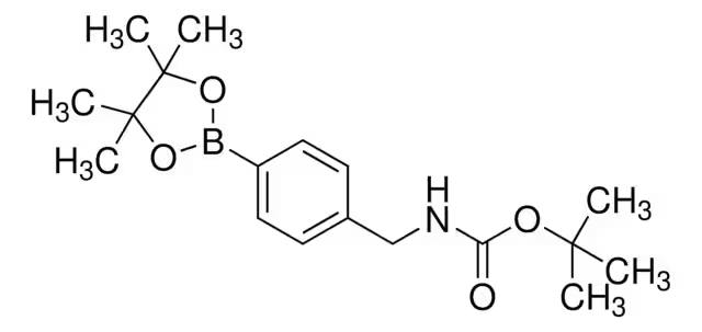 TERT-BUTYL 4-(4,4,5,5-TETRAMETHYL-1,3,2-DIOXABOROLAN-2-YL)BENZYLCARBAMATE structure, CAS 330794-35-9