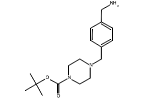 TERT-BUTYL 4-(4-(METHOXYCARBONYL)BENZYL)PIPERAZINE-1-CARBOXYLATE structure, CAS 844891-11-8