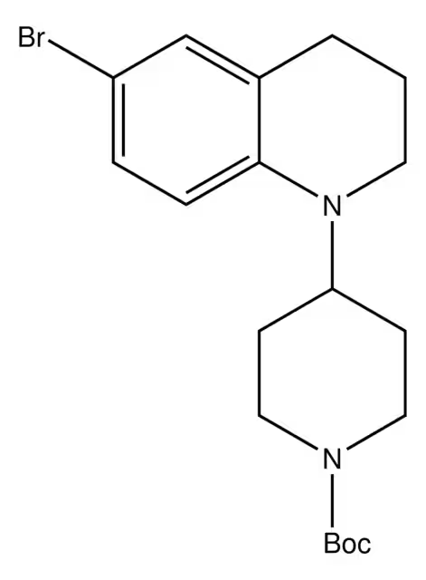 TERT-BUTYL 4-(4-BROMO-3,5-DIMETHYLPHENOXY)PIPERIDINE-1-CARBOXYLATE structure, CAS 1072944-63-8