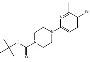 TERT-BUTYL 4-(5-NITROQUINOLIN-6-YL)PIPERAZINE-1-CARBOXYLATE structure, CAS 1133115-87-3