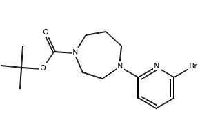 TERT-BUTYL 4-(6-BROMOPYRIDIN-2-YL)-1,4-DIAZEPANE-1-CARBOXYLATE structure, CAS 1152093-60-1