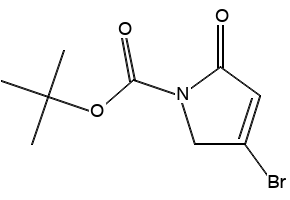 TERT-BUTYL 4-BROMO-2-OXO-2,5-DIHYDRO-1H-PYRROLE-1-CARBOXYLATE structure, CAS 947407-87-6