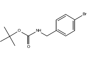 TERT-BUTYL 4-BROMOBENZYLCARBAMATE structure, CAS 68819-84-1