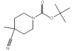 TERT-BUTYL 4-CYANO-4-METHYLPIPERIDINE-1-CARBOXYLATE structure, CAS 530115-96-9