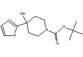 TERT-BUTYL 4-HYDROXY-4-(PYRIDIN-2-YL)PIPERIDINE-1-CARBOXYLATE structure, CAS 90606-75-0