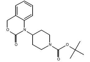TERT-BUTYL 4-OXO-3,4-DIHYDROSPIRO[BENZO[E][1,3]OXAZINE-2,4'-PIPERIDINE]-1'-CARBOXYLATE structure, CAS 1086389-63-0