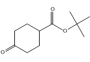 TERT-BUTYL 4-OXOCYCLOHEXANECARBOXYLATE structure, CAS 38446-95-6