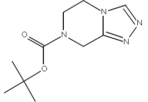 TERT-BUTYL 5,6-DIHYDRO-[1,2,4]TRIAZOLO[4,3-A]PYRAZINE-7(8H)-CARBOXYLATE structure, CAS 723286-79-1