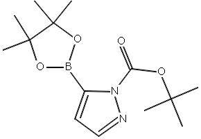 TERT-BUTYL 5-(4,4,5,5-TETRAMETHYL-1,3,2-DIOXABOROLAN-2-YL)-1H-PYRAZOLE-1-CARBOXYLATE structure, CAS 1256359-17-7