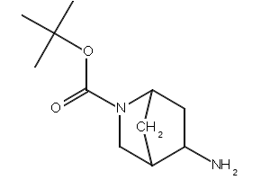 TERT-BUTYL 5-AMINO-2-AZA-BICYCLO[2.2.1]HEPTANE-2-CARBOXYLATE HYDROCHLORIDE structure, CAS 207405-66-1