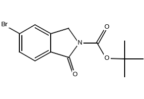 TERT-BUTYL 5-BROMO-1-OXOISOINDOLINE-2-CARBOXYLATE structure, CAS 864866-80-8