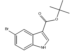 TERT-BUTYL 5-BROMO-1H-INDOLE-3-CARBOXYLATE structure, CAS 1033265-51-8