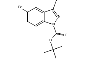 TERT-BUTYL 5-BROMO-4-METHYL-1H-INDAZOLE-1-CARBOXYLATE structure, CAS 1257535-48-0