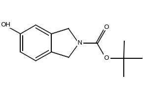 TERT-BUTYL 5-HYDROXYISOINDOLINE-2-CARBOXYLATE structure, CAS 226070-47-9