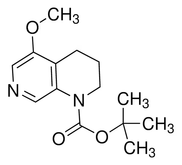 TERT-BUTYL 5-METHOXY-3,4-DIHYDRO-1,7-NAPHTHYRIDINE-1(2H)-CARBOXYLATE structure, CAS 1045855-19-3