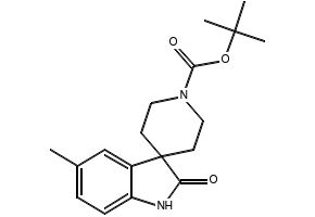 TERT-BUTYL 5-METHYL-2-OXOSPIRO[INDOLINE-3,4'-PIPERIDINE]-1'-CARBOXYLATE structure, CAS 873779-31-8