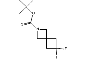 TERT-BUTYL 6,6-DIFLUORO-2-AZASPIRO[3.3]HEPTANE-2-CARBOXYLATE structure, CAS 1264635-66-6