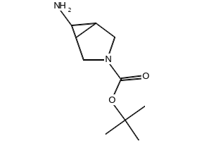 TERT-BUTYL 6-AMINO-3-AZABICYCLO[3.1.0]HEXANE-3-CARBOXYLATE structure, CAS 208837-83-6