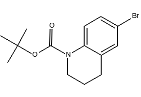 TERT-BUTYL 6-BROMO-3,4-DIHYDROQUINOLINE-1(2H)-CARBOXYLATE structure, CAS 1123169-45-8