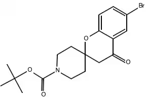 TERT-BUTYL 6-CHLORO-4-OXOSPIRO[CHROMAN-2,4'-PIPERIDINE]-1'-CARBOXYLATE structure, CAS 1011482-37-3