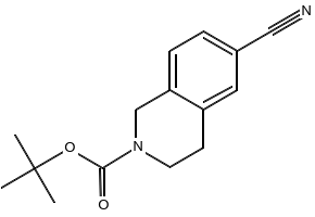 TERT-BUTYL 6-CYANO-3,4-DIHYDROISOQUINOLINE-2(1H)-CARBOXYLATE structure, CAS 166398-33-0