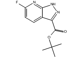 TERT-BUTYL 6-FLUORO-1H-PYRAZOLO[3,4-B]PYRIDINE-3-CARBOXYLATE structure, CAS 155601-71-1