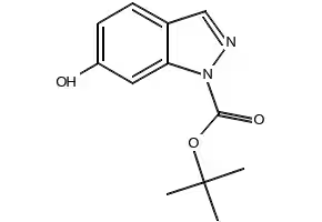 TERT-BUTYL 6-NITRO-1H-INDAZOLE-1-CARBOXYLATE structure, CAS 219503-74-9
