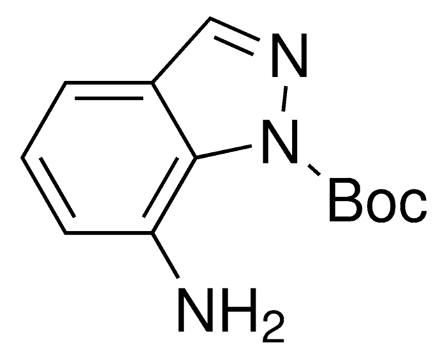 TERT-BUTYL 7-AMINO-1H-INDAZOLE-1-CARBOXYLATE structure, CAS 173459-53-5
