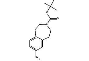 TERT-BUTYL 7-HYDROXY-4,5-DIHYDRO-1H-BENZO[D]AZEPINE-3(2H)-CARBOXYLATE structure, CAS 149354-10-9