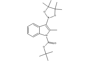 TERT-BUTYL 7-METHYL-3-(4,4,5,5-TETRAMETHYL-1,3,2-DIOXABOROLAN-2-YL)-1H-INDOLE-1-CARBOXYLATE structure, CAS 1256360-03-8