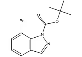 TERT-BUTYL 7-NITRO-1H-INDAZOLE-1-CARBOXYLATE structure, CAS 173459-52-4