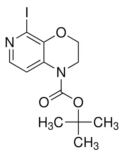 TERT-BUTYL 8-IODO-2,3-DIHYDRO-1H-PYRIDO[3,4-B][1,4]OXAZINE-1-CARBOXYLATE structure, CAS 1198108-42-7