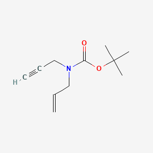 TERT-BUTYL ALLYL(PROP-2-YN-1-YL)CARBAMATE structure, CAS 147528-20-9