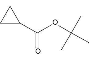 TERT-BUTYL CYCLOPROPANECARBOXYLATE structure, CAS 87661-20-9