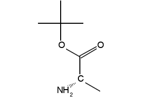 TERT-BUTYL L-ALANINATE structure, CAS 21691-50-9