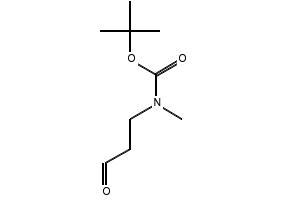 TERT-BUTYL METHYL(3-OXOPROPYL)CARBAMATE structure, CAS 273757-11-2