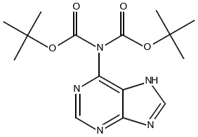 TERT-BUTYL N-TERT-BUTOXYCARBONYL-N-(7H-PURIN-6-YL)CARBAMATE structure, CAS 309947-86-2