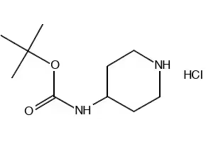 TERT-BUTYL PIPERIDIN-4-YLCARBAMATE HYDROCHLORIDE structure, CAS 179110-74-8