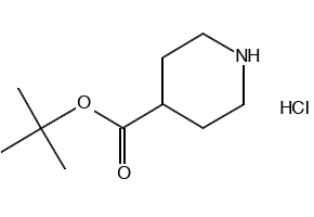 TERT-BUTYL PIPERIDINE-4-CARBOXYLATE HYDROCHLORIDE structure, CAS 892493-65-1