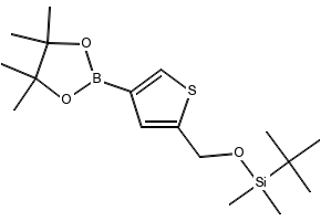 TERT-BUTYLDIMETHYL(THIOPHEN-2-YL)SILANE structure, CAS 163079-25-2