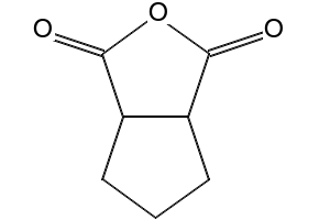 TETRAHYDRO-1H-CYCLOPENTA[C]FURAN-1,3(3AH)-DIONE structure, CAS 5763-49-5