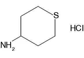 TETRAHYDRO-2H-THIOPYRAN-4-AMINE HYDROCHLORIDE structure, CAS 233763-40-1
