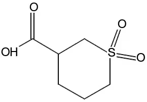 TETRAHYDROTHIOPHENE-3-CARBOXYLIC ACID 1,1-DIOXIDE structure, CAS 4785-67-5