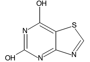 THIAZOLO[4,5-D]PYRIMIDINE-5,7-DIOL structure, CAS 7464-09-7