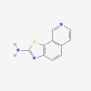 THIAZOLO[4,5-H]ISOQUINOLIN-2-AMINE structure, CAS 35317-80-7