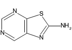 THIAZOLO[5,4-D]PYRIMIDIN-2-AMINE structure, CAS 920313-61-7