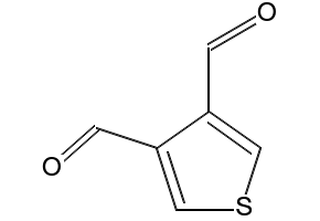 THIOPHENE-3,4-DICARBALDEHYDE structure, CAS 1073-31-0