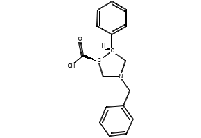 TRANS-1-BENZYL-4-PHENYLPYRROLIDINE-3-CARBOXYLIC ACID structure, CAS 80896-73-7